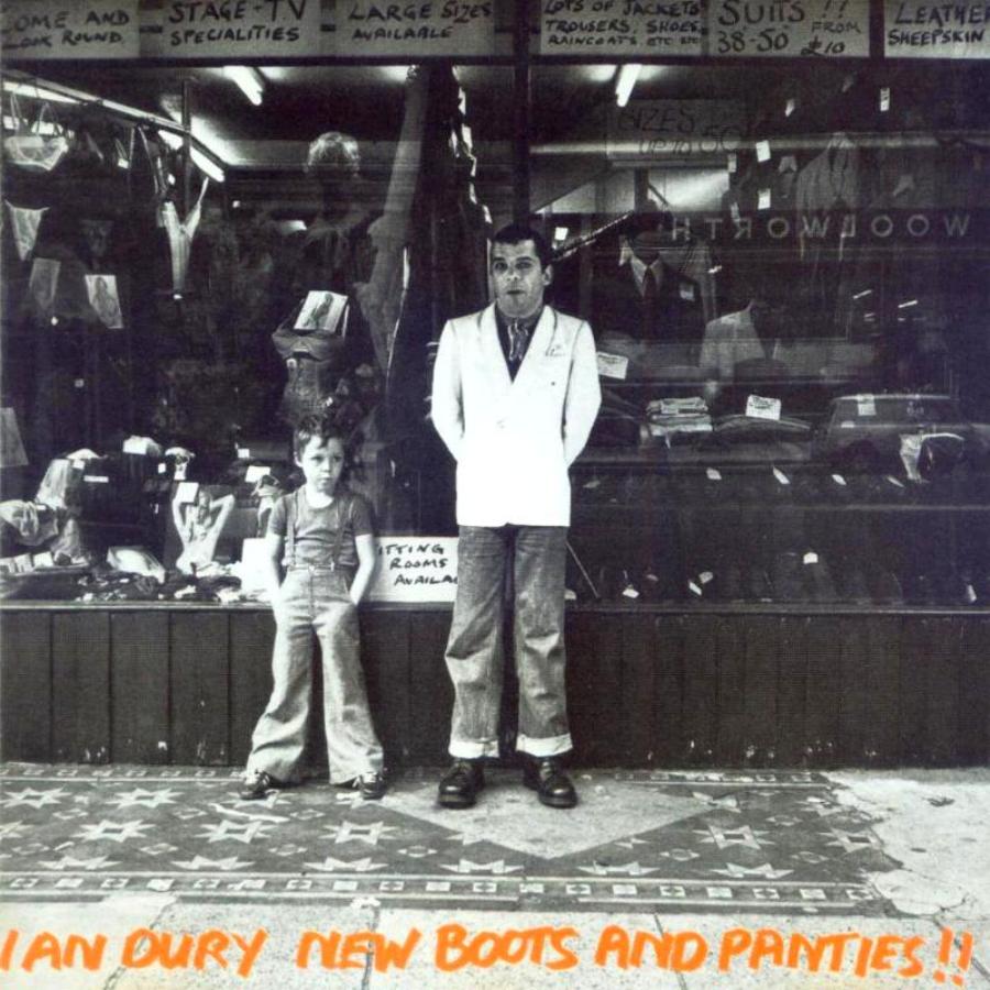 le père et le fils, Ian et Baxter sur la pochette du disque New boots and panties